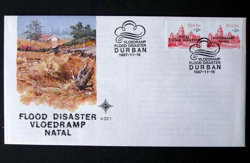 SOUTH AFRICA Cover - Natal Flood Disaster 1987