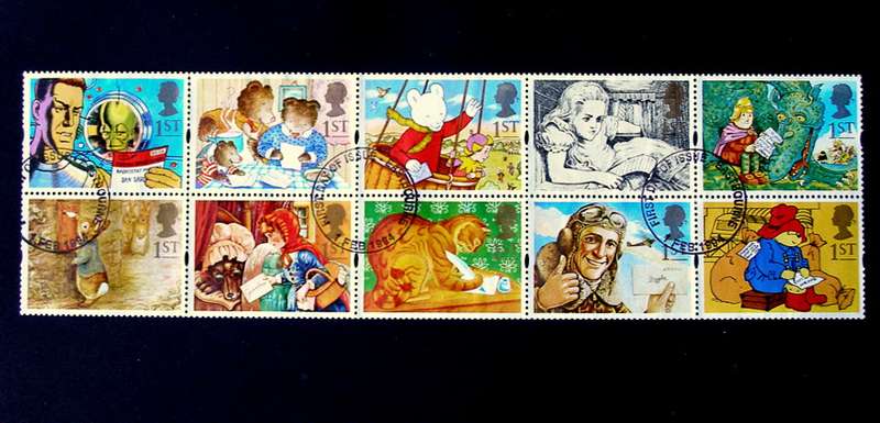 GREAT BRITAIN Booklet Pane Set (First Day Cancel) - Greetings: Messages 1994