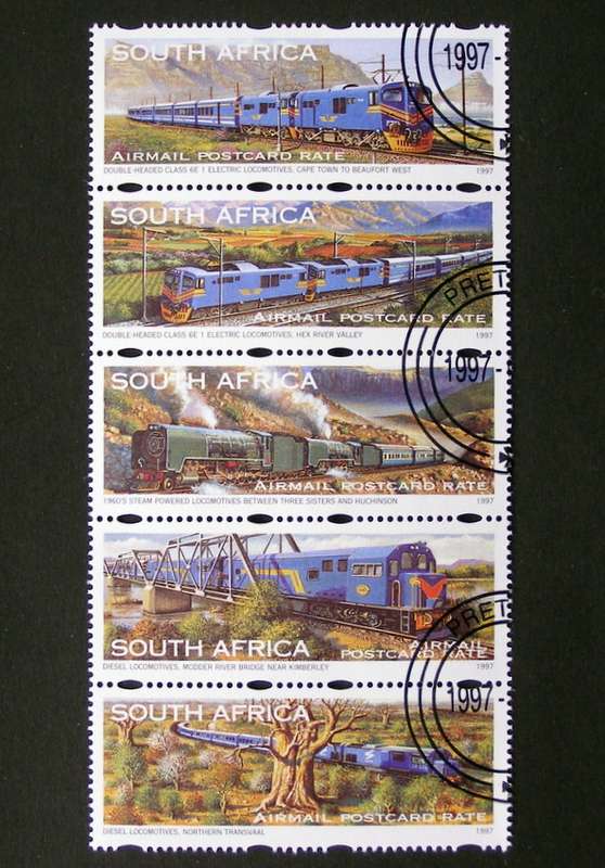 SOUTH AFRICA Set (CTO) - Blue Train 1997