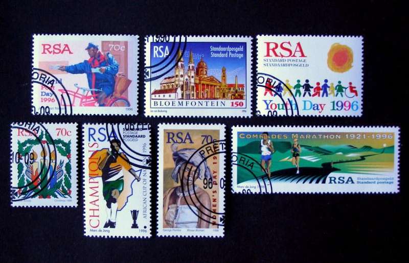 SOUTH AFRICA (CTO) - Assorted Stamps 1996