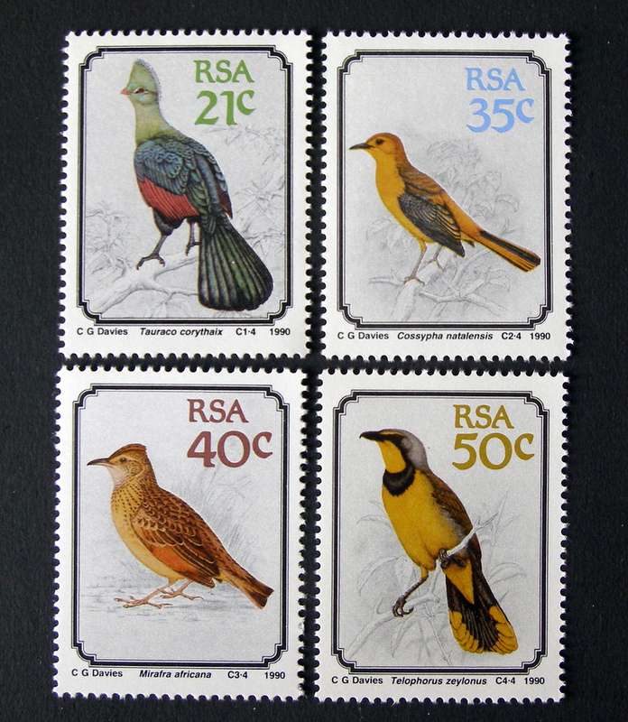 SOUTH AFRICA Mint Set - Birds 1990