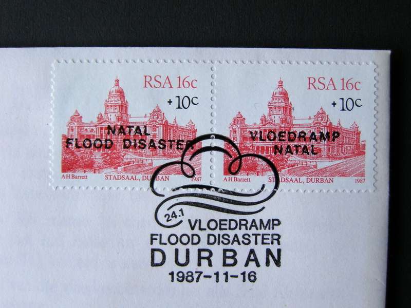 SOUTH AFRICA Cover - Natal Flood Disaster 1987