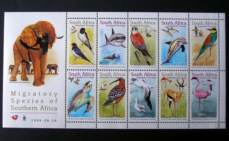 SOUTH AFRICA Mint Set - Migratory Species 1999 //Birds//Animals