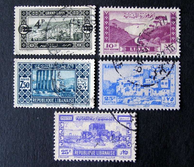 LEBANON - Assorted Stamps 1928-47