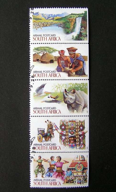 SOUTH AFRICA Set (First Day Cancel) - Explore S.A.: Kwa-Zulu Natal 1998