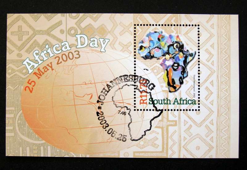 SOUTH AFRICA Miniature Sheet (CTO) - Africa Day 2003