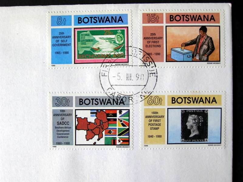 BOTSWANA Cover - Anniversaries 1990