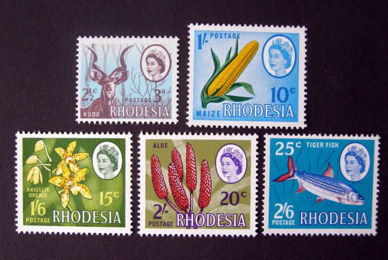 RHODESIA Mint Set - Dual Currency Issue 1967/68