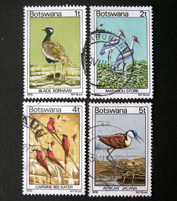 BOTSWANA - Birds 1978
