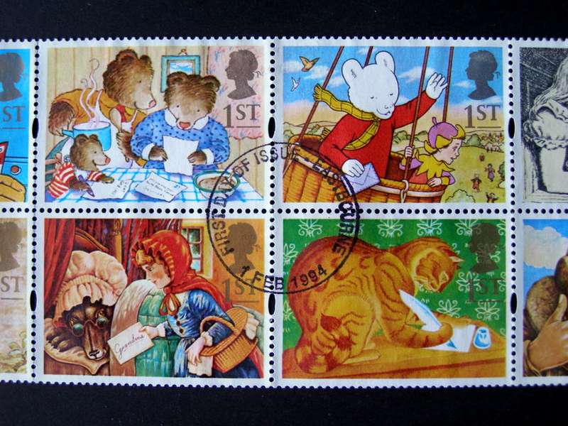 GREAT BRITAIN Booklet Pane Set (First Day Cancel) - Greetings: Messages 1994
