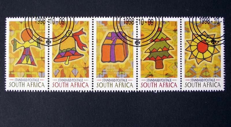 SOUTH AFRICA Set (CTO) - Christmas 1998