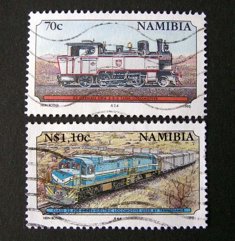 NAMIBIA - Railways Centenary 1995 //Trains