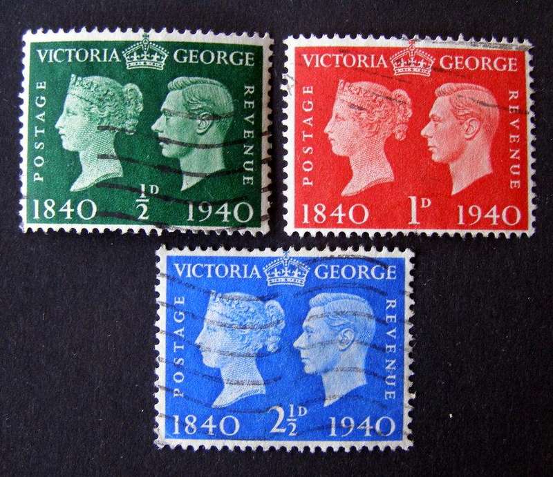 GREAT BRITAIN - Centenary of Adhesive Postage Stamps 1940