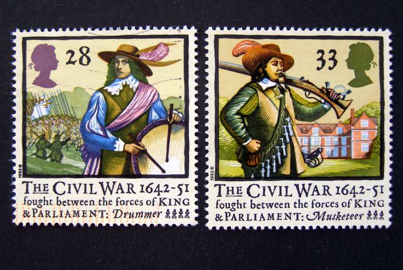 GREAT BRITAIN - 350th Anniv. of the Civil War 1992