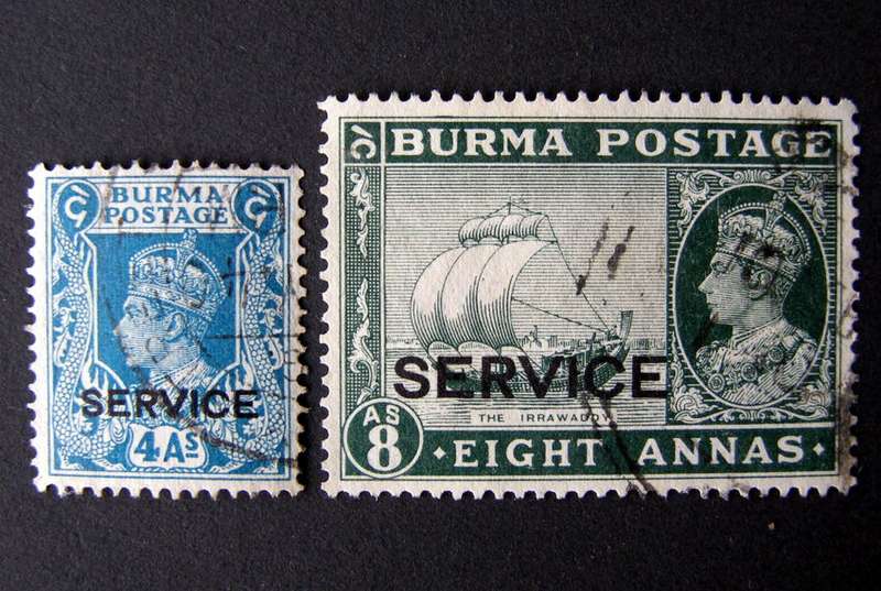 BURMA - King George VI Official 1939