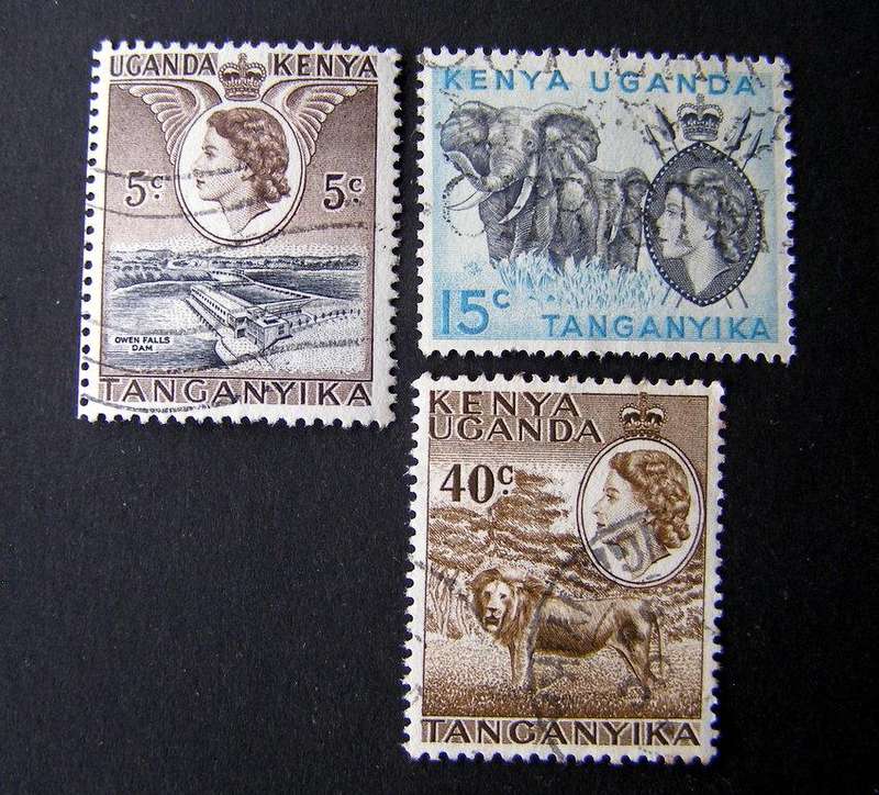 KENYA, UGANDA AND TANZANIA - QEII Definitive 1954