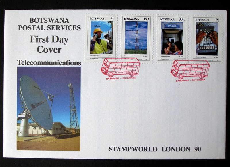 BOTSWANA Cover - London International Stamp Exhibition 1990