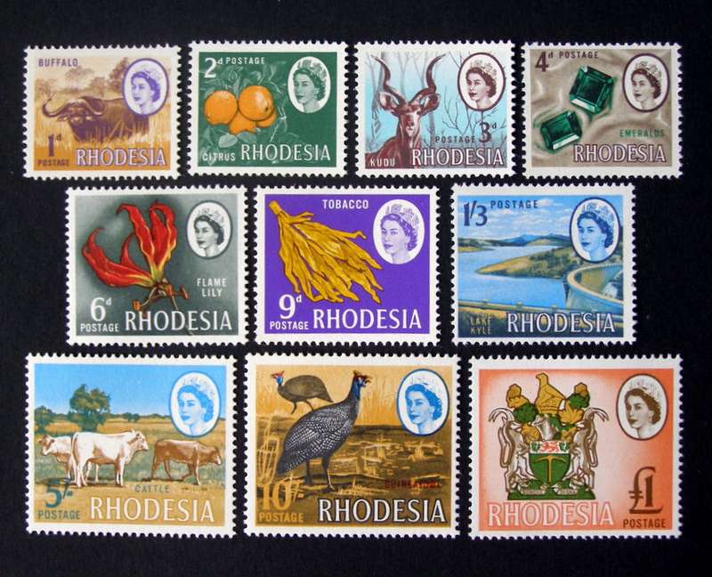 RHODESIA Mint - Definitive 1966-69 (Litho, Mardon)