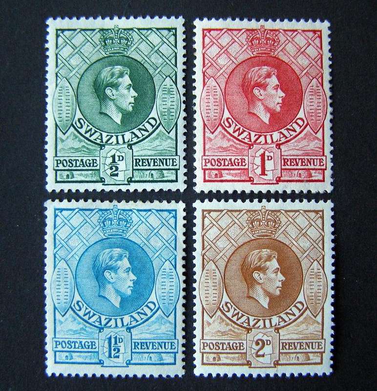 SWAZILAND Mint* - KGVI Definitive 1938