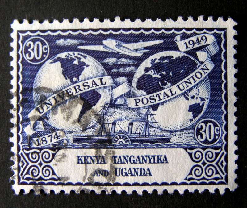 KENYA, UGANDA AND TANZANIA - 75th Anniv. of U.P.U. 1949
