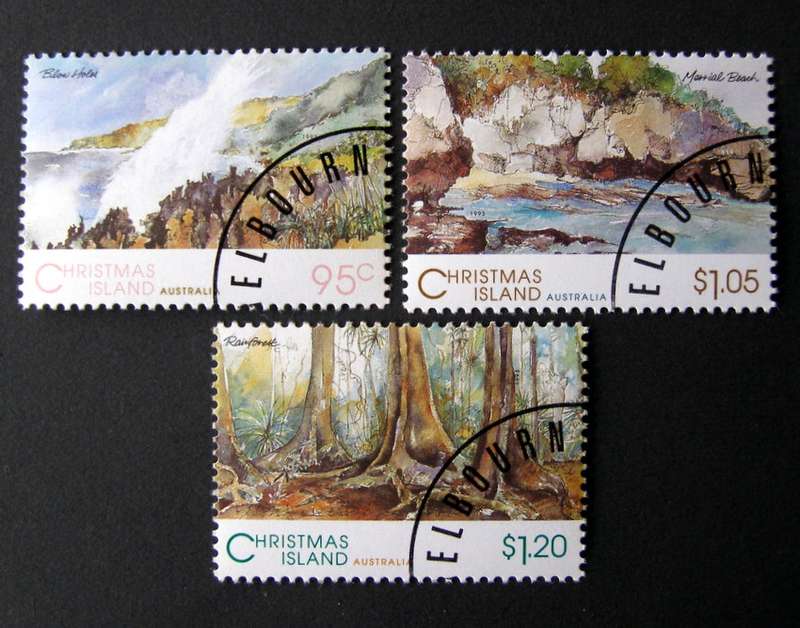 CHRISTMAS ISLAND (CTO) - Scenic Views 1993