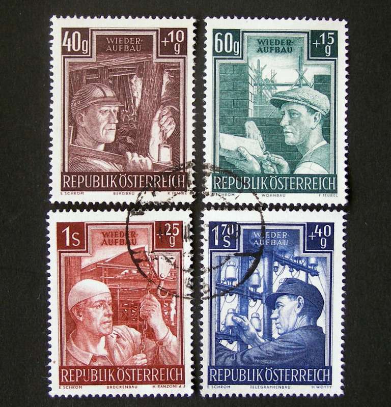 AUSTRIA Set - Reconstruction Fund 1951