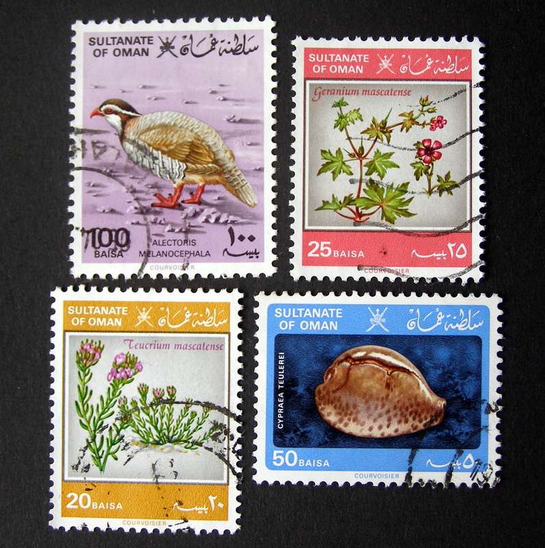 OMAN - Fauna and Flora 1982 //Flowers//Birds