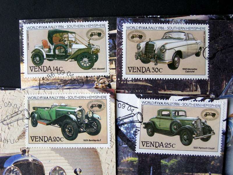 VENDA Maxi Card Set - Veteran Car Rally 1986