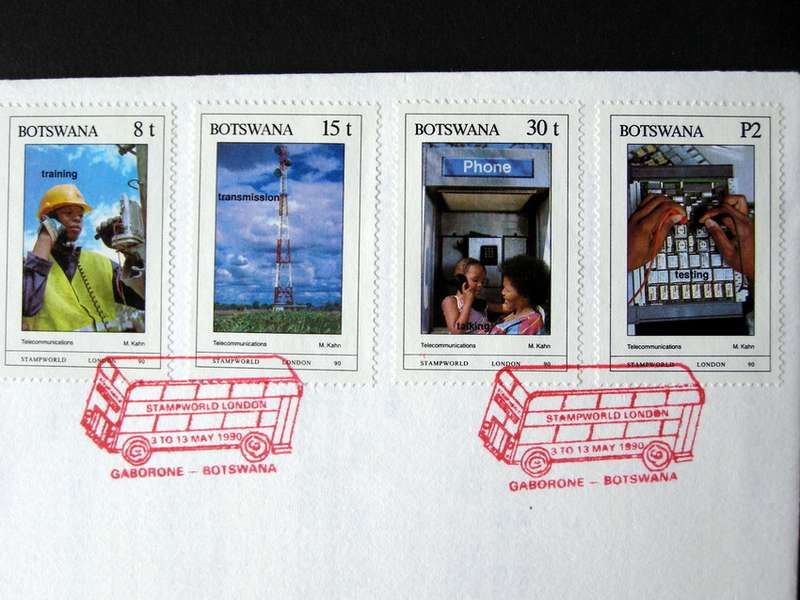 BOTSWANA Cover - London International Stamp Exhibition 1990