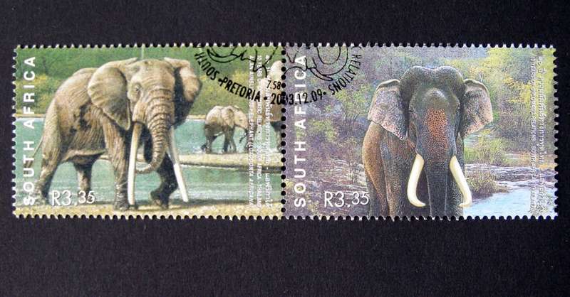 SOUTH AFRICA Set (CTO) - 10 Years of Diplomatic Relations with Thailand 2003 //Animals