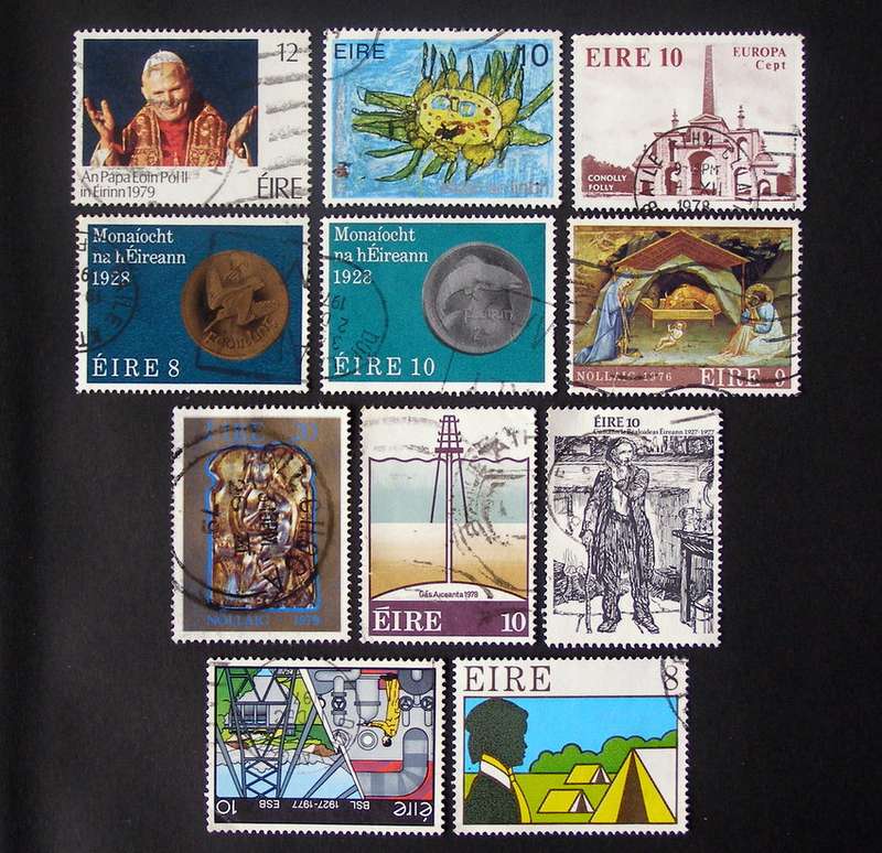 IRELAND - Assorted Stamps 1976-79