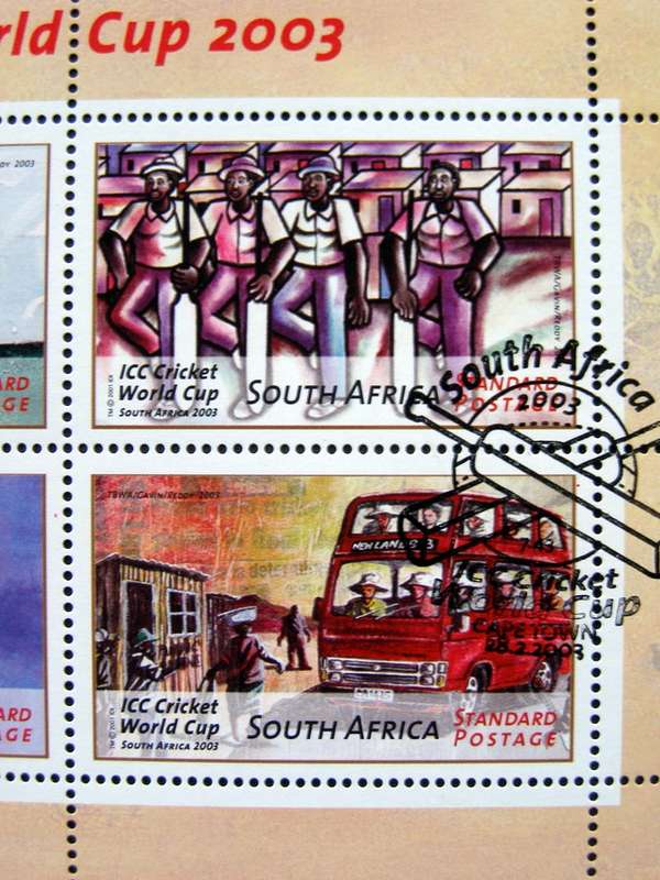 SOUTH AFRICA Set (CTO) - ICC Cricket World Cup 2003