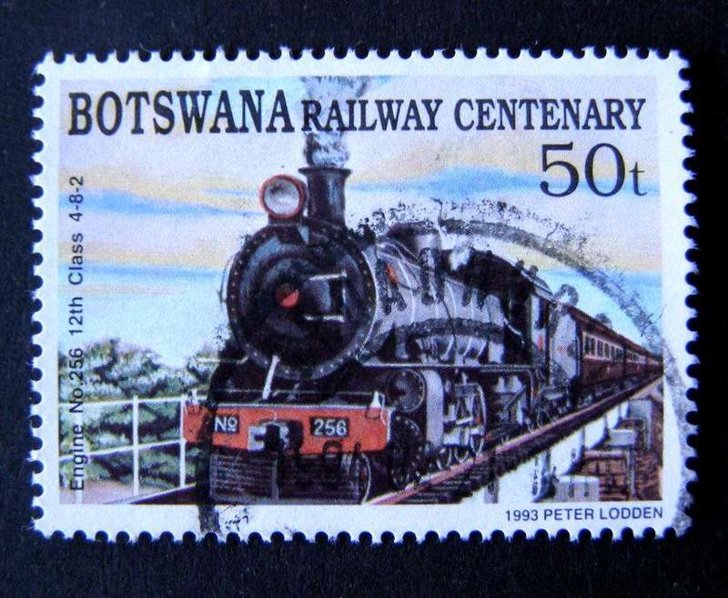 BOTSWANA - Railway Centenary 1993 //Trains