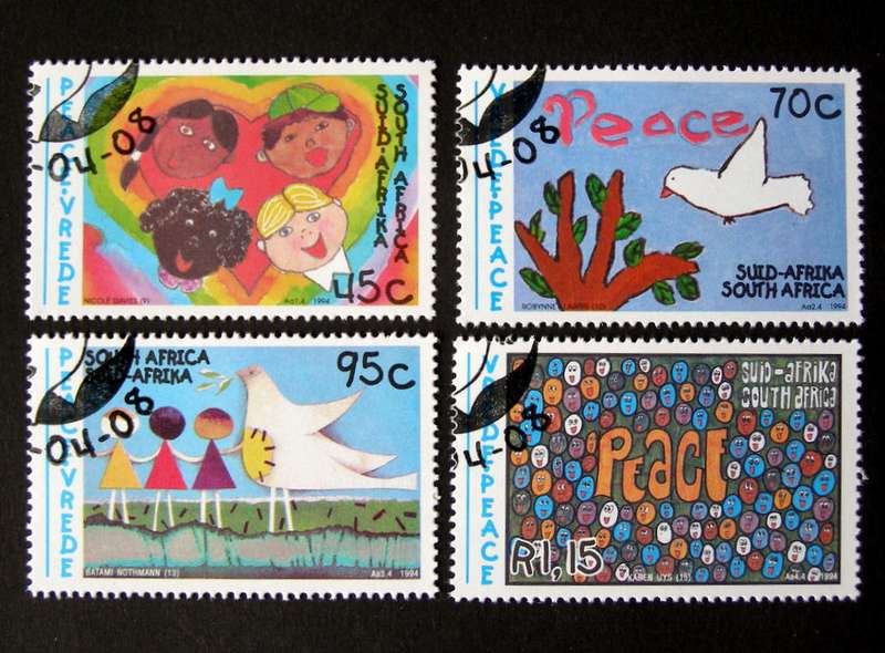 SOUTH AFRICA Set (CTO) - Peace 1994