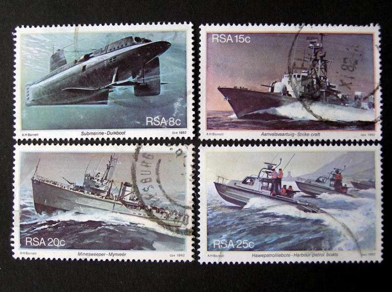 SOUTH AFRICA Set - S.A. Navy Base Simonstown 1982