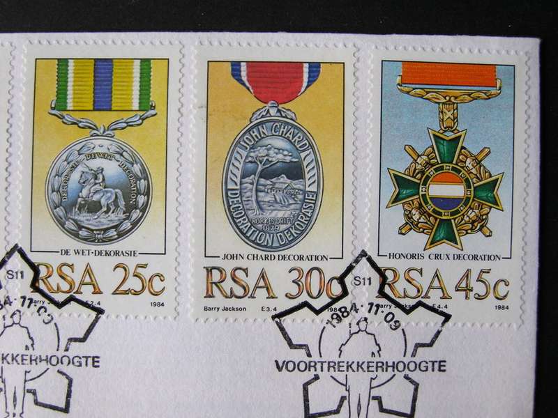 SOUTH AFRICA Cover - Military Decorations 1984