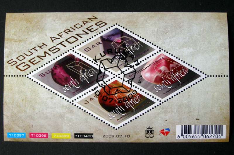 SOUTH AFRICA Set (CTO) - Gemstones 2009