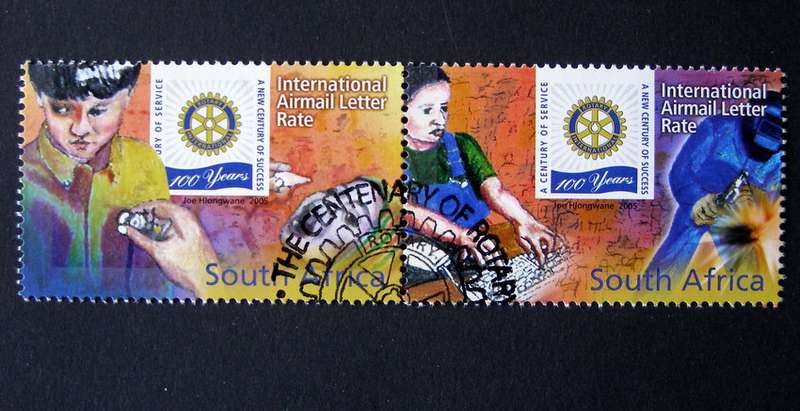 SOUTH AFRICA Set (CTO) - Centenary of Rotary 2005