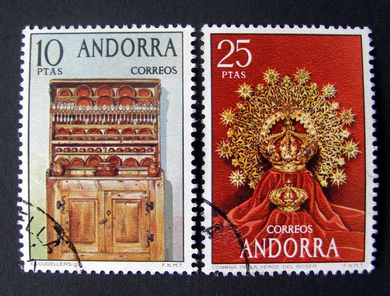 ANDORRA (Spanish) Set - Arts and Crafts 1974
