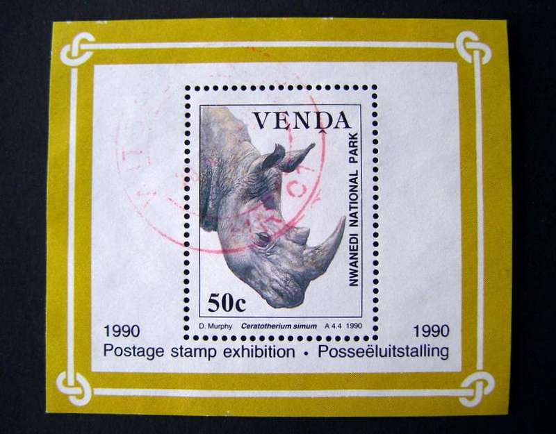 VENDA Miniature Sheet - Wildlife Conservation 1990 //Animals