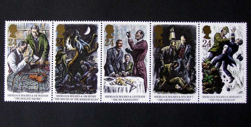 GREAT BRITAIN Mint Set - Sherlock Holmes 1993
