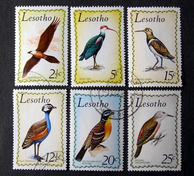 LESOTHO - Birds 1971