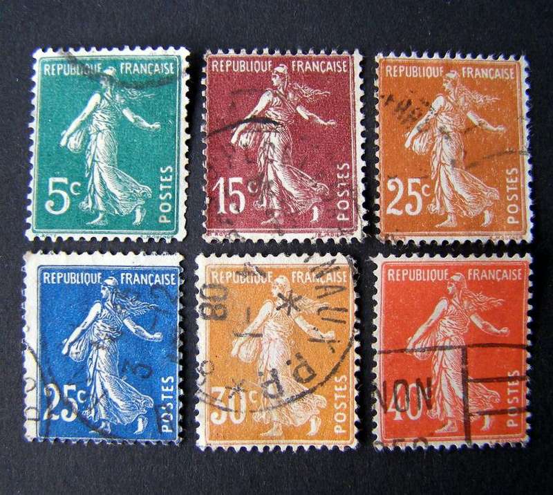 FRANCE - Sower 1906-1920