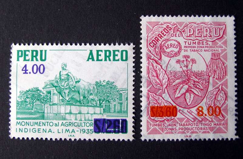 PERU - Surcharges 1975