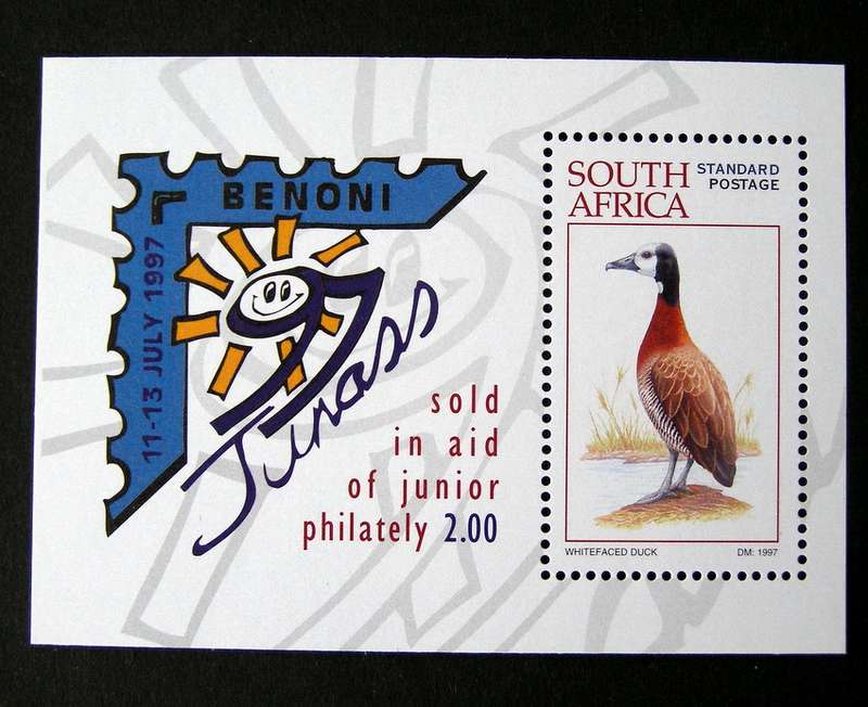 SOUTH AFRICA Mint Miniature Sheet - Junass 1997 //Birds