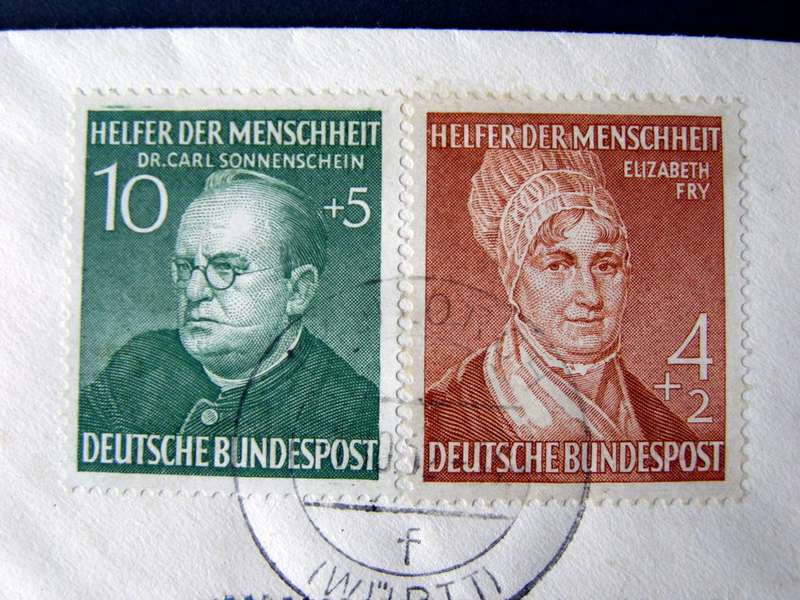 WEST GERMANY Cover - Humanitarian Relief Fund 1952