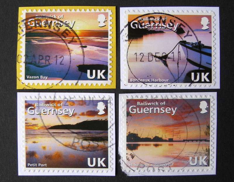 GUERNSEY (self-adhesive on piece) - Abstract Guernsey 2008