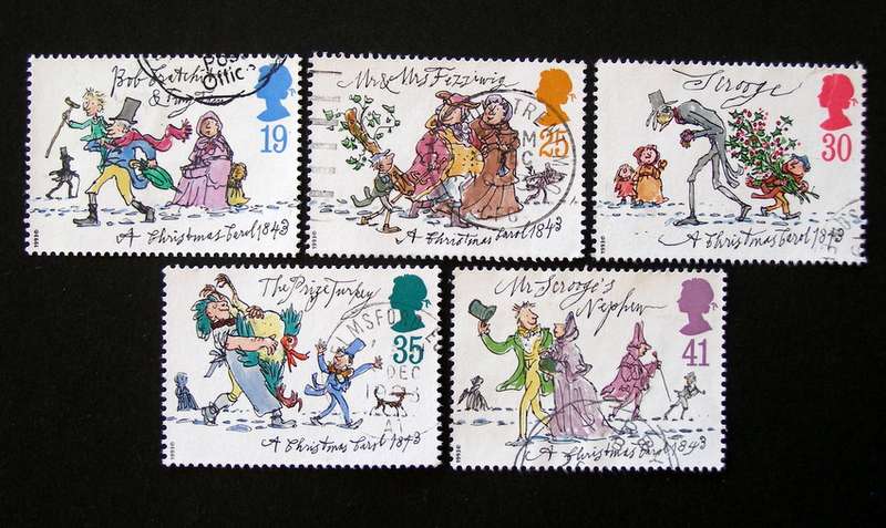 GREAT BRITAIN Set - Christmas: Dickens' A Christmas Carol 1993