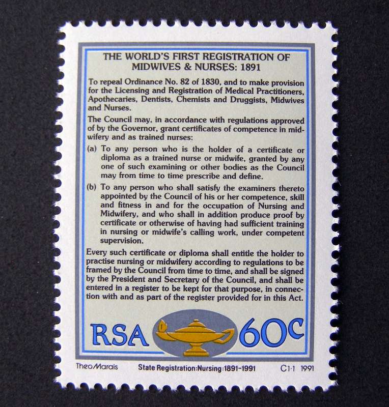 SOUTH AFRICA Mint Set - State Registration of Nurses and Midwives Centenary 1991
