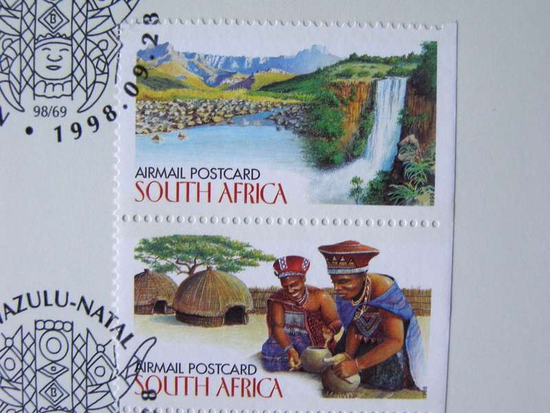 SOUTH AFRICA First Day Card - Explore South Africa: KwaZulu Natal 1998